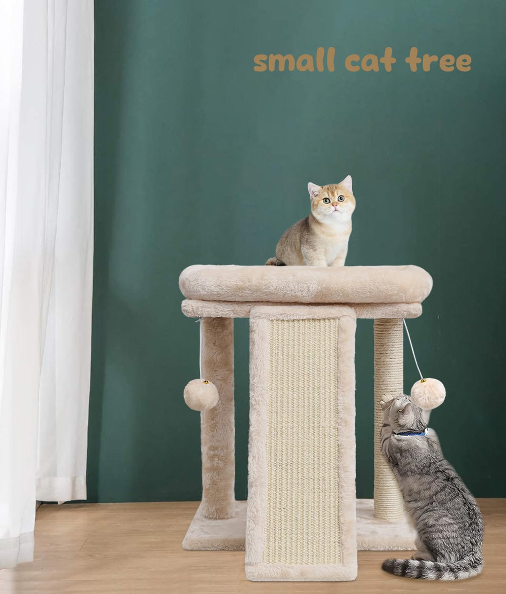 SYANDLVY cat tree kitten gift beige creates a cozy gift for kittens