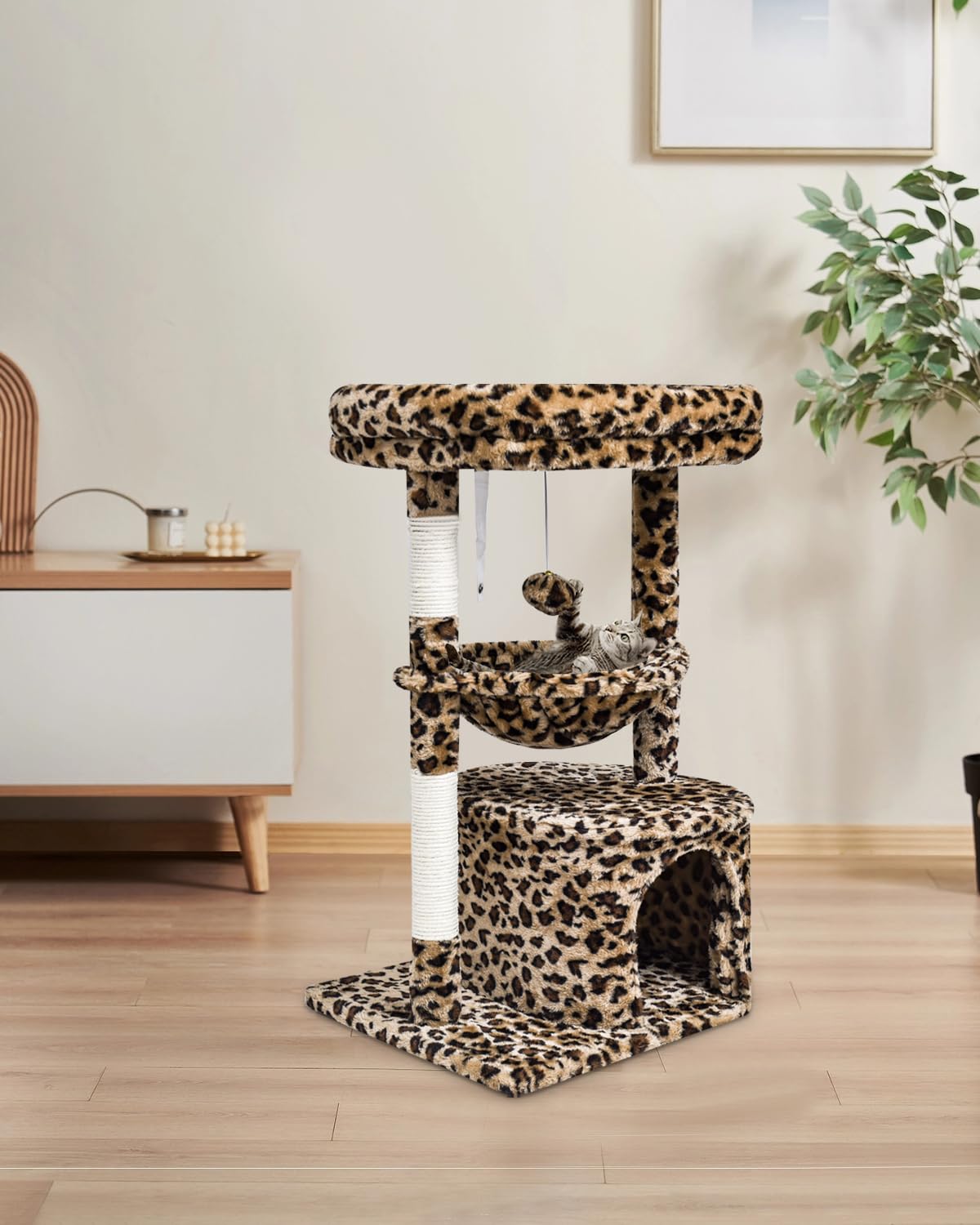 SYANDLVY sisal posts on cat tree protect furniture and satisfy scratching needs