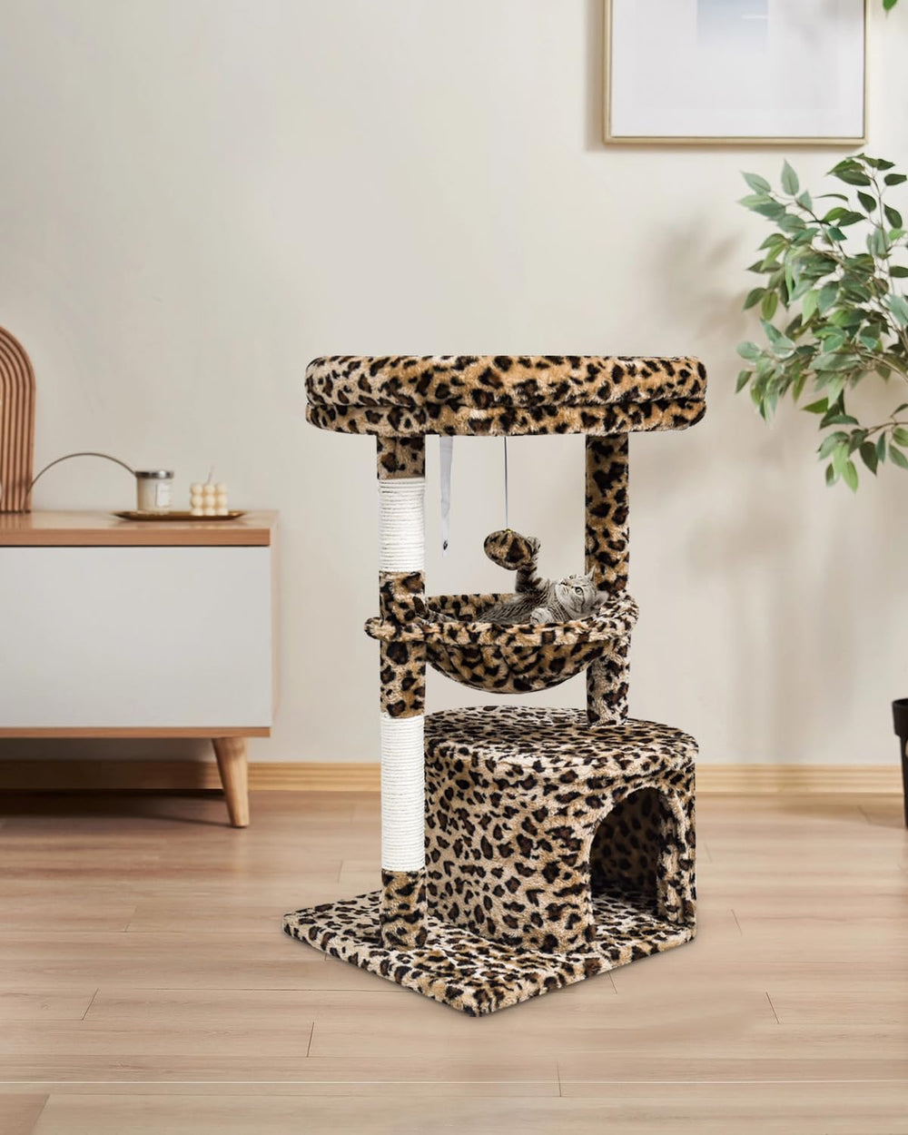 SYANDLVY sisal posts on cat tree protect furniture and satisfy scratching needs