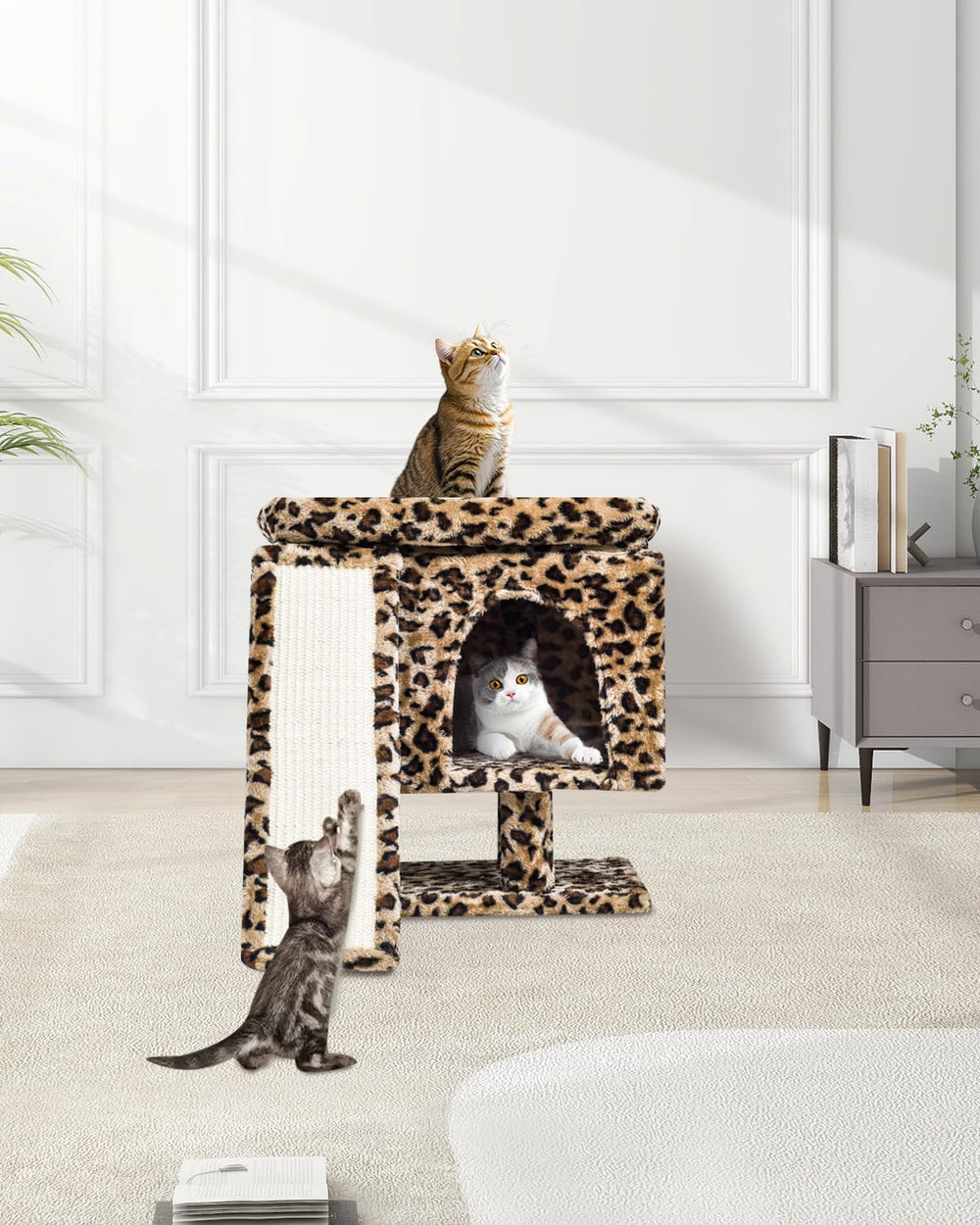 SYANDLVY cat-tree sturdiness-base-plates provide stable support