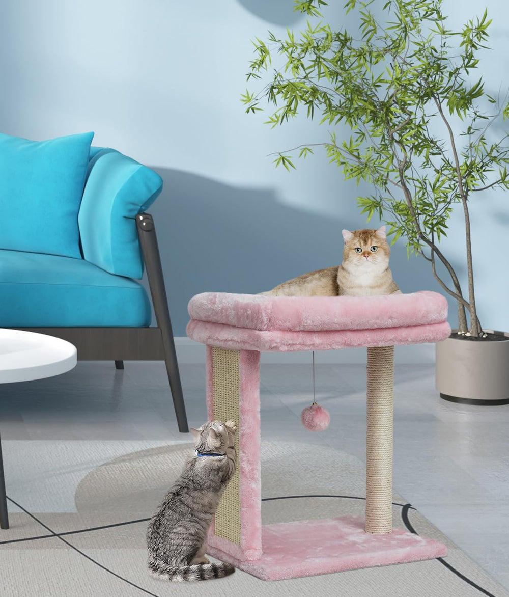 SYANDLVY pink cat tree assembly and setup instructions image