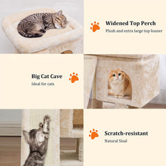 SYANDLVY sisal-post offers a natural scratching outlet to protect furniture.