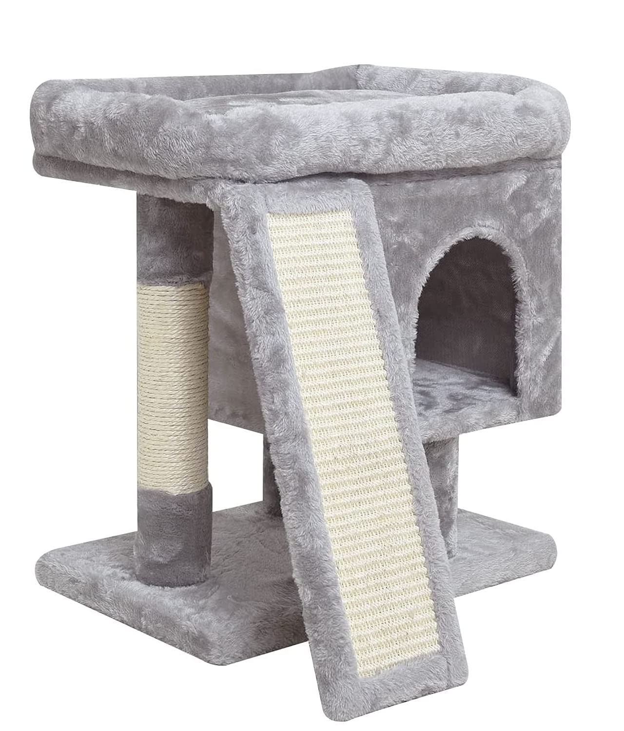 SYANDLVY small cat tree top perch plush lounging spot