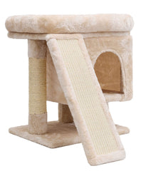 SYANDLVY top plush perch provides a cozy lounging spot for indoor cats.