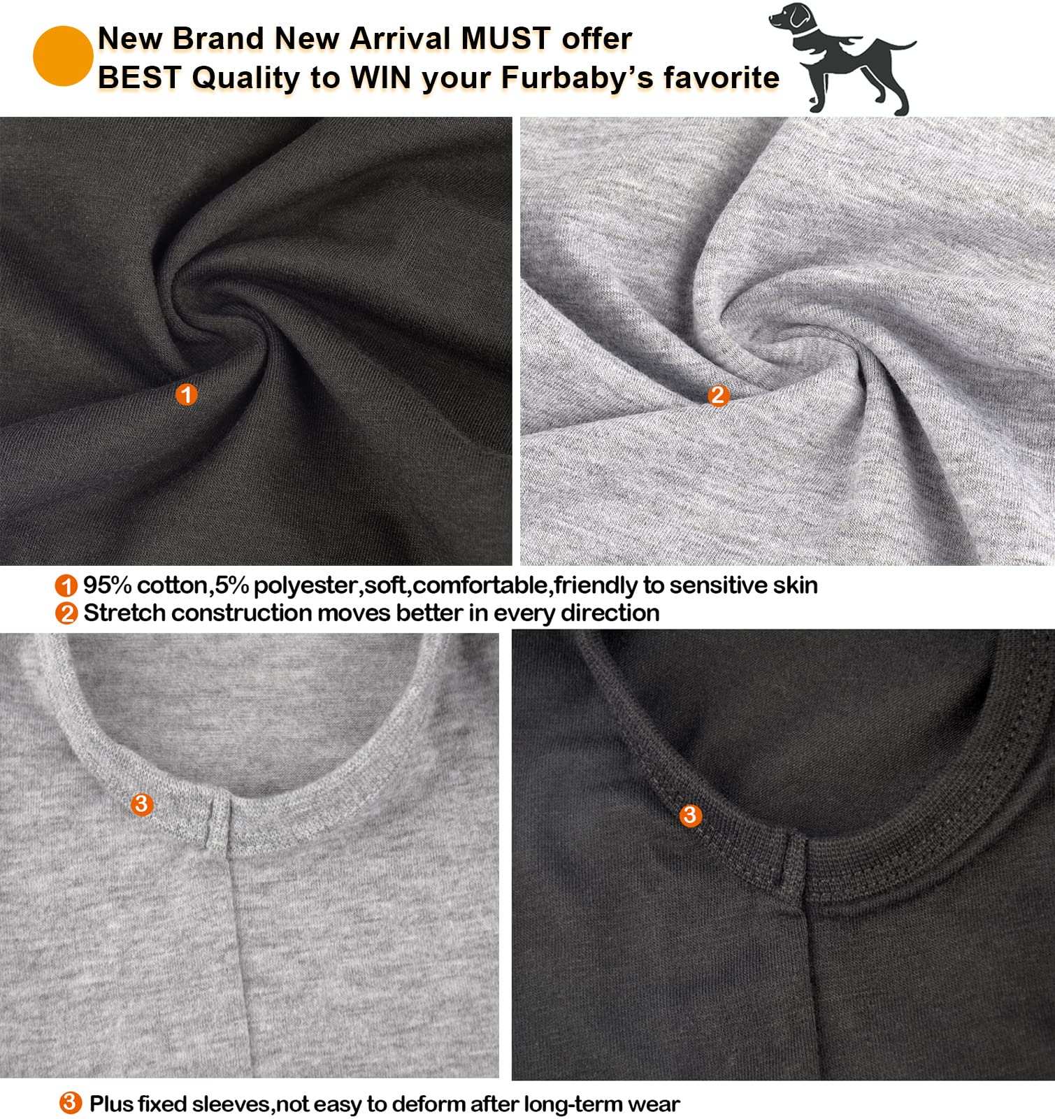 SyChien rib-knit neck and cuffs detail for secure fit.