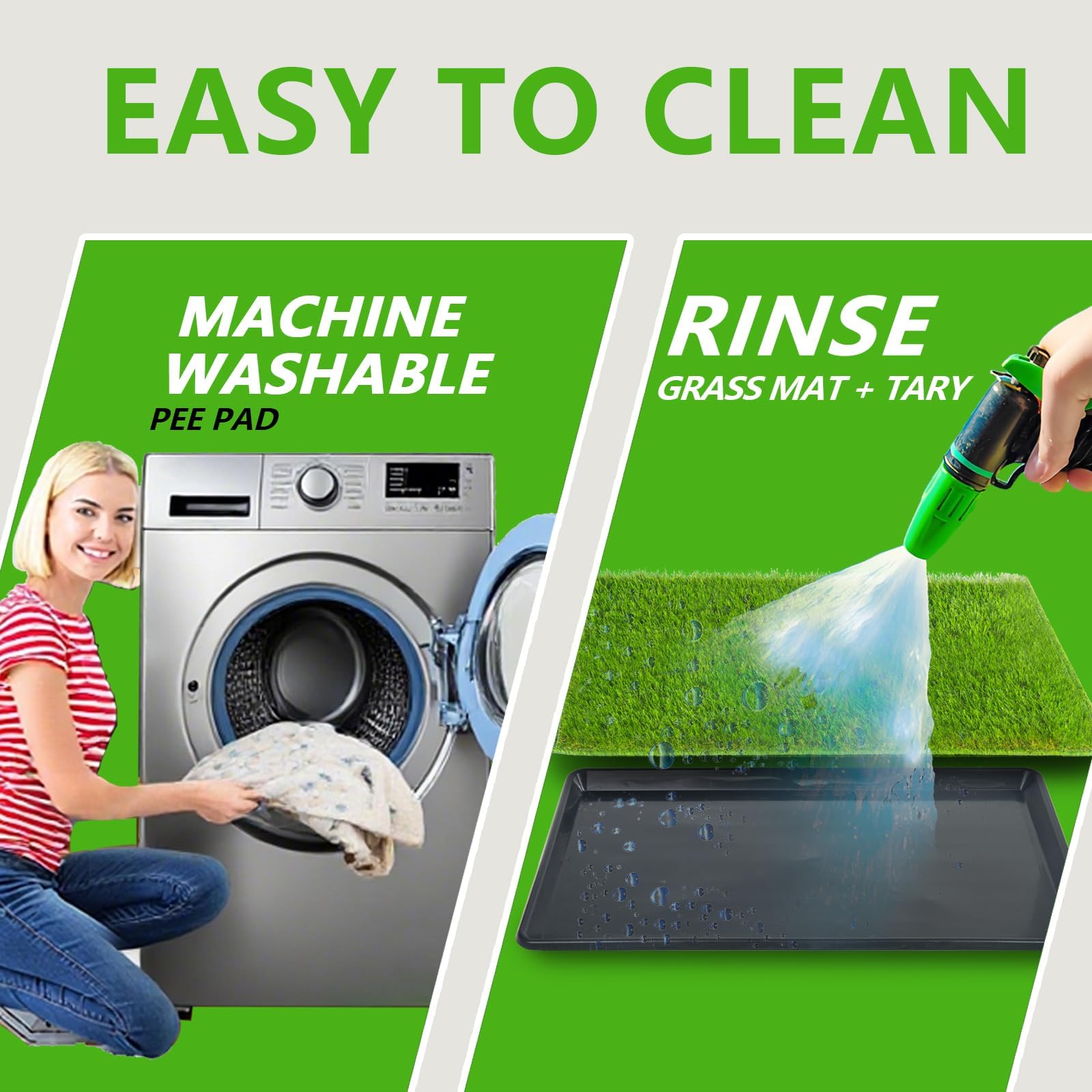SyFatWeen dog loo system easy-clean design with warm soapy water for maintenance