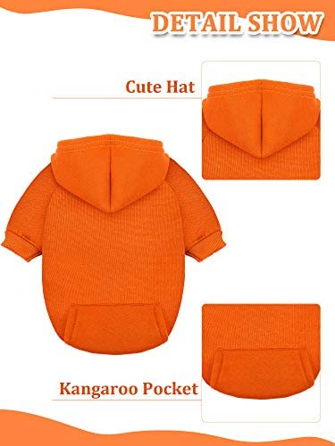 Syhood dog hoodie color pack shows six hues for outfit variety