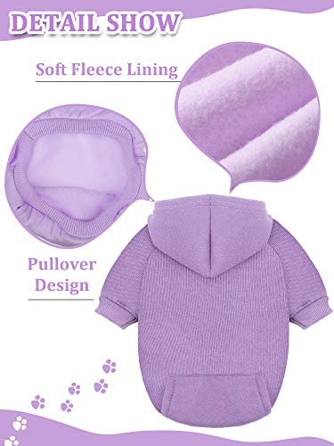 Syhood dog hoodie with pocket and hat detail boosts cuteness