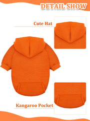 Syhood dog hoodie side view highlights snug fit and easy movement for small breeds.
