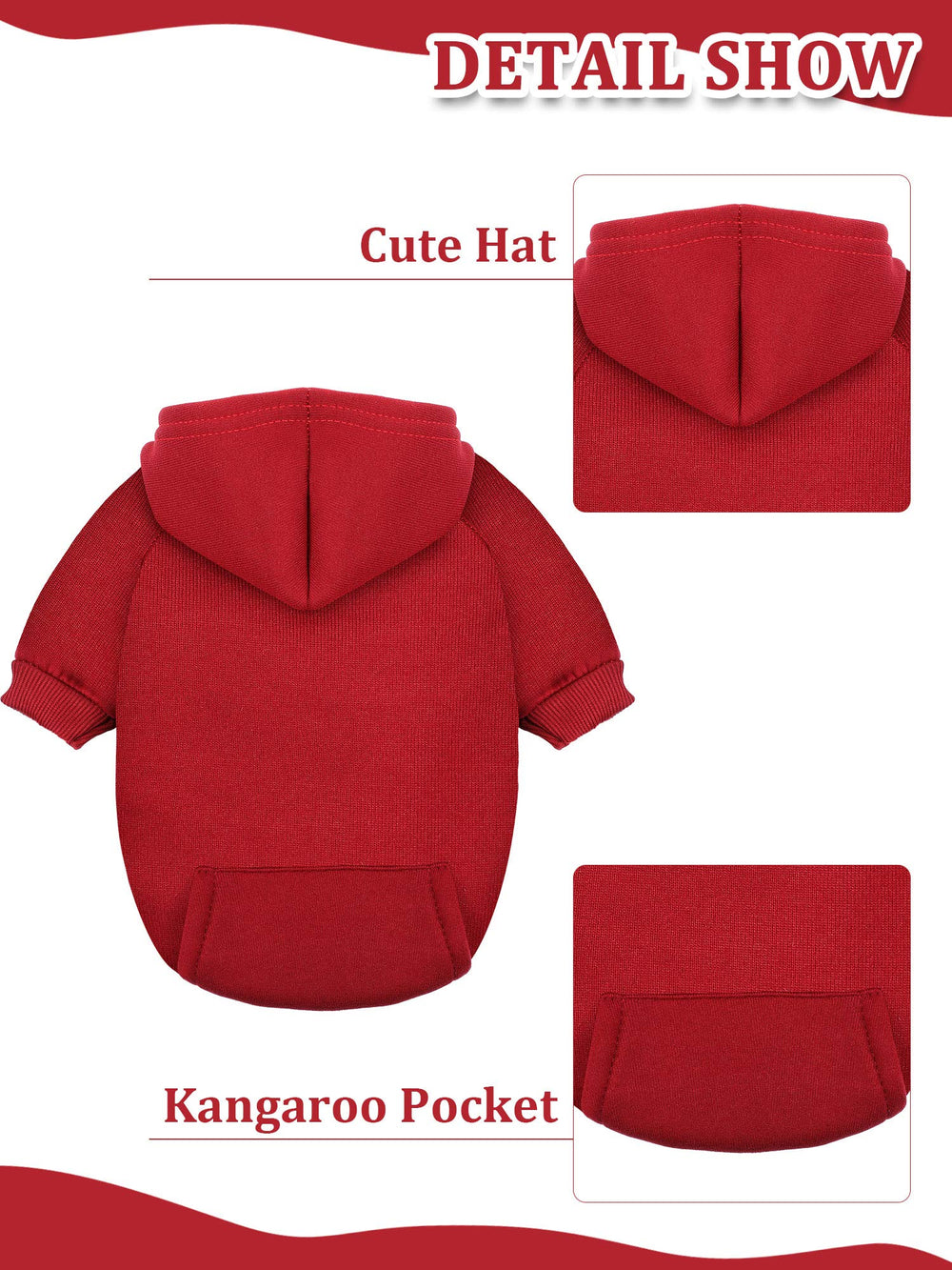 Syhood puppy dog hoodie with hat pink cute warmth during chilly walks.