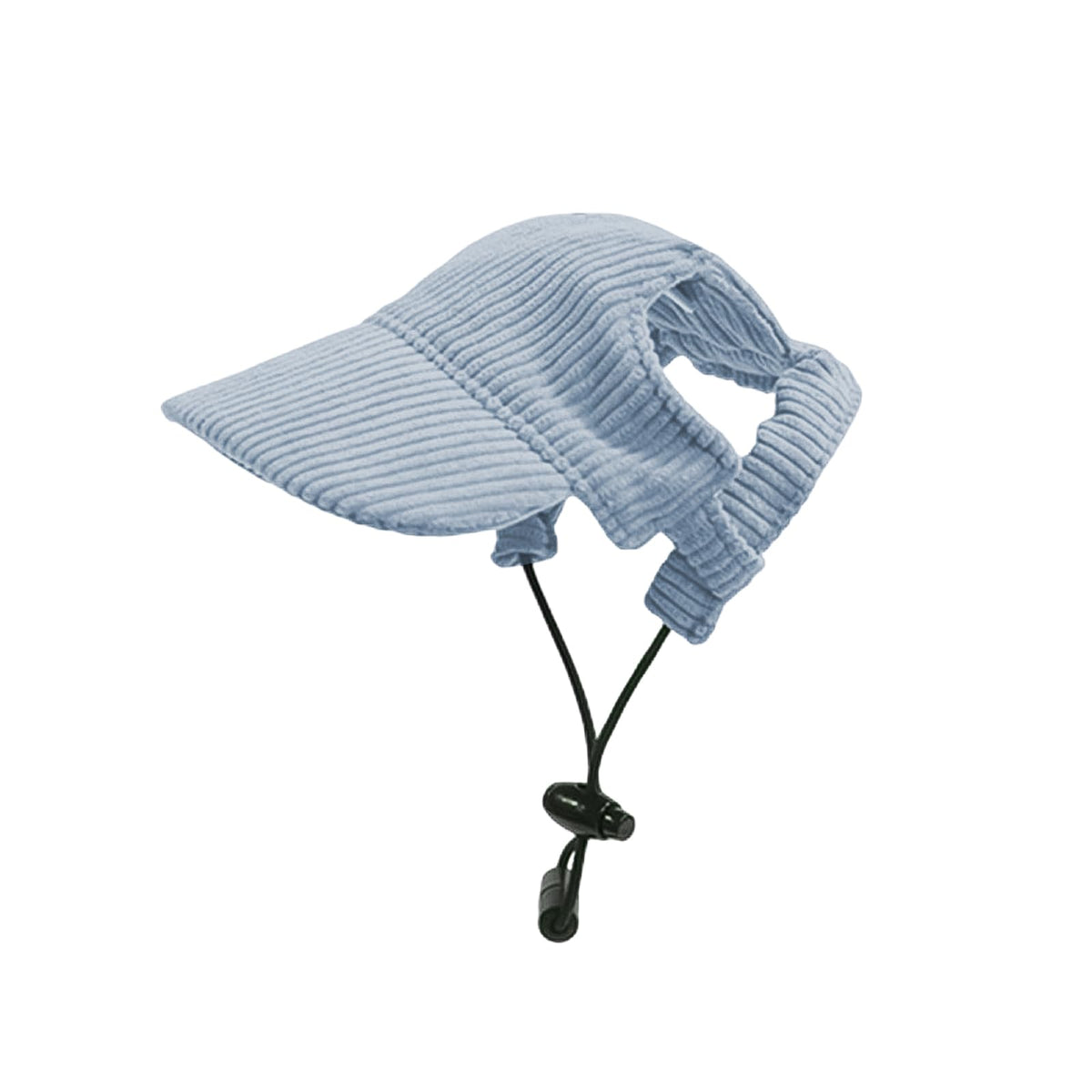 Symphonyw dog baseball cap blue front view with shade-ready brim