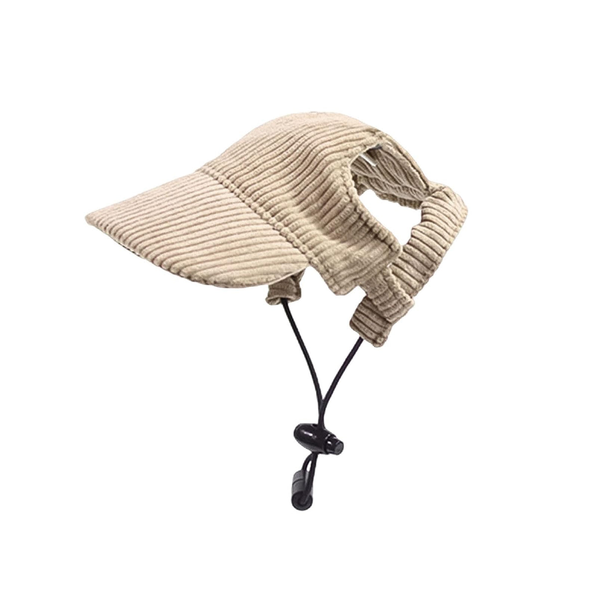 Symphonyw Dog Baseball Cap in khaki with front view, offering sun shading on outdoor adventures.