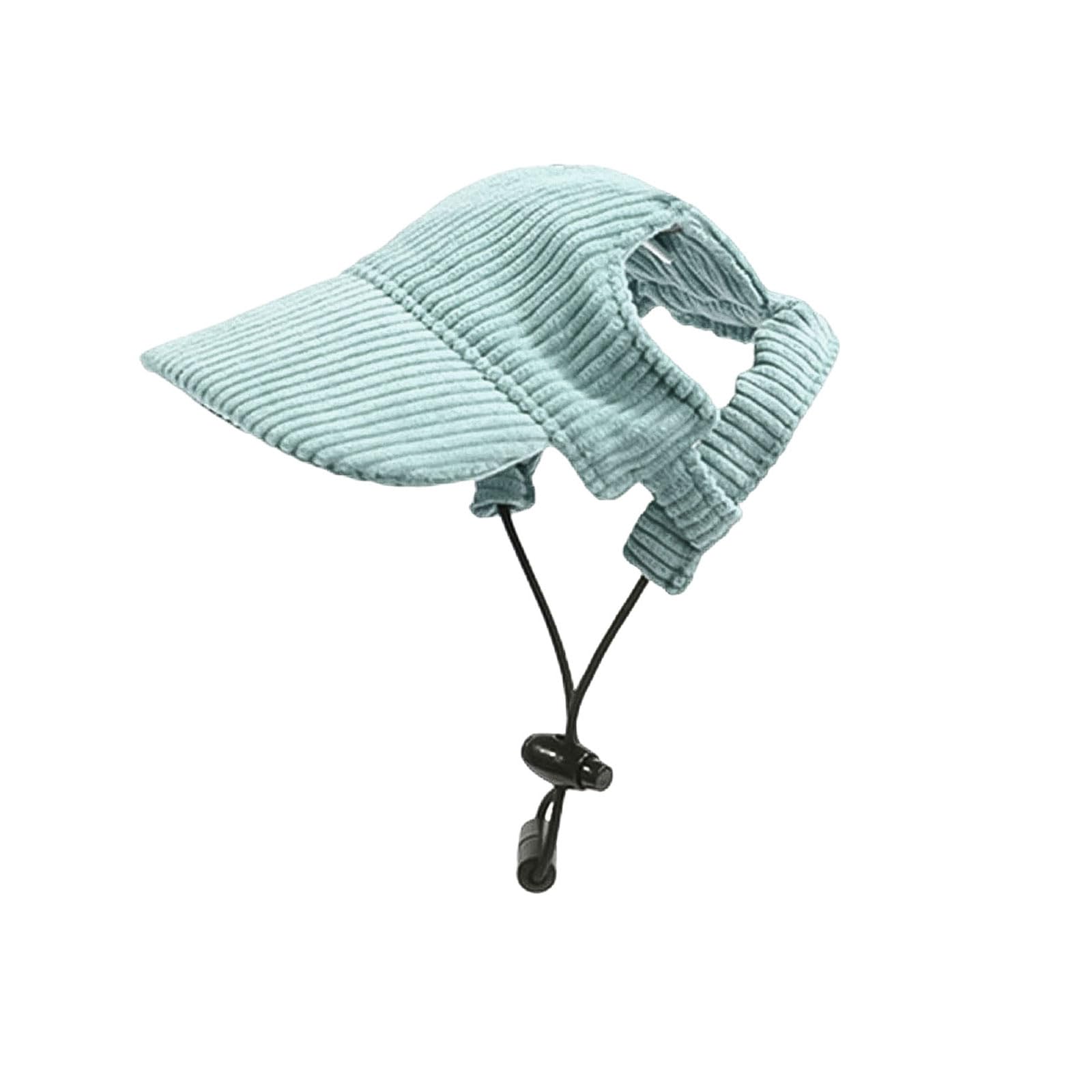 Symphonyw dog baseball cap green front view with brim for sun protection