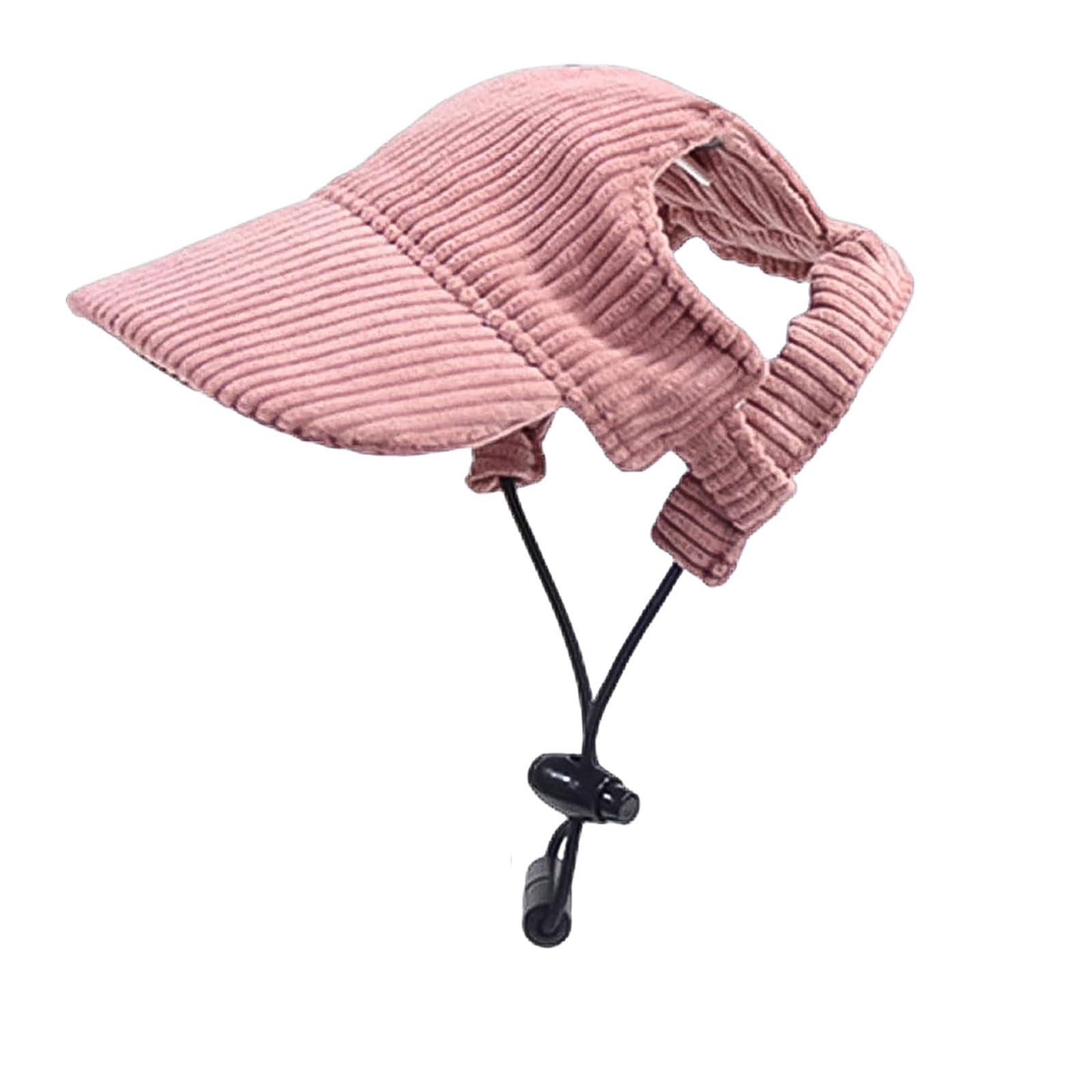 Symphonyw dog baseball cap pink front view provides sun shading and stylish comfort.