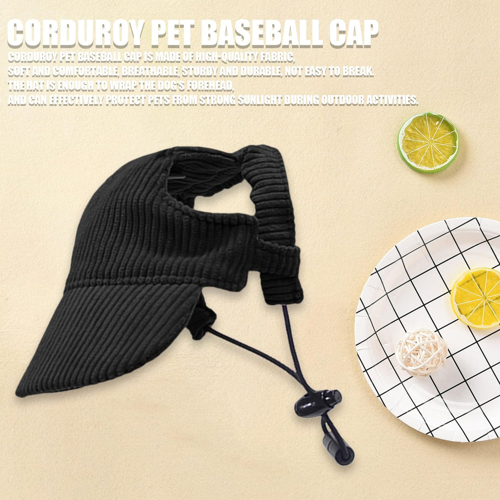 Symphonyw dog-cat summer beach visor earholes shows comfy ear holes at the beach