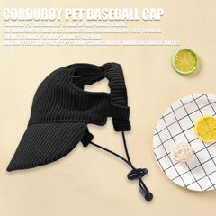 Symphonyw dog-cat summer beach visor earholes shows comfy ear holes at the beach