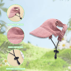 Symphonyw pink sunhat with adjustable chin strap for secure fitting