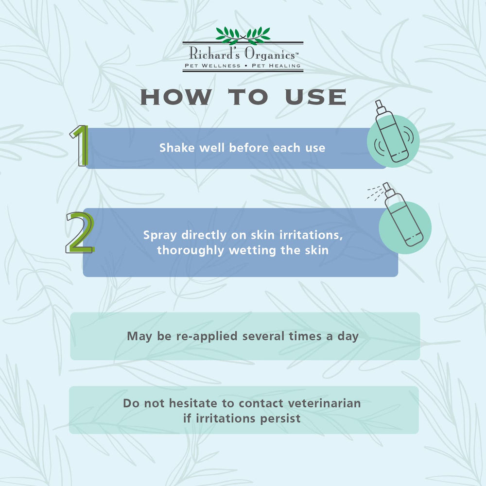 Richard's Organics Incredible Skin Spray USA-made label emphasizes domestic craftsmanship