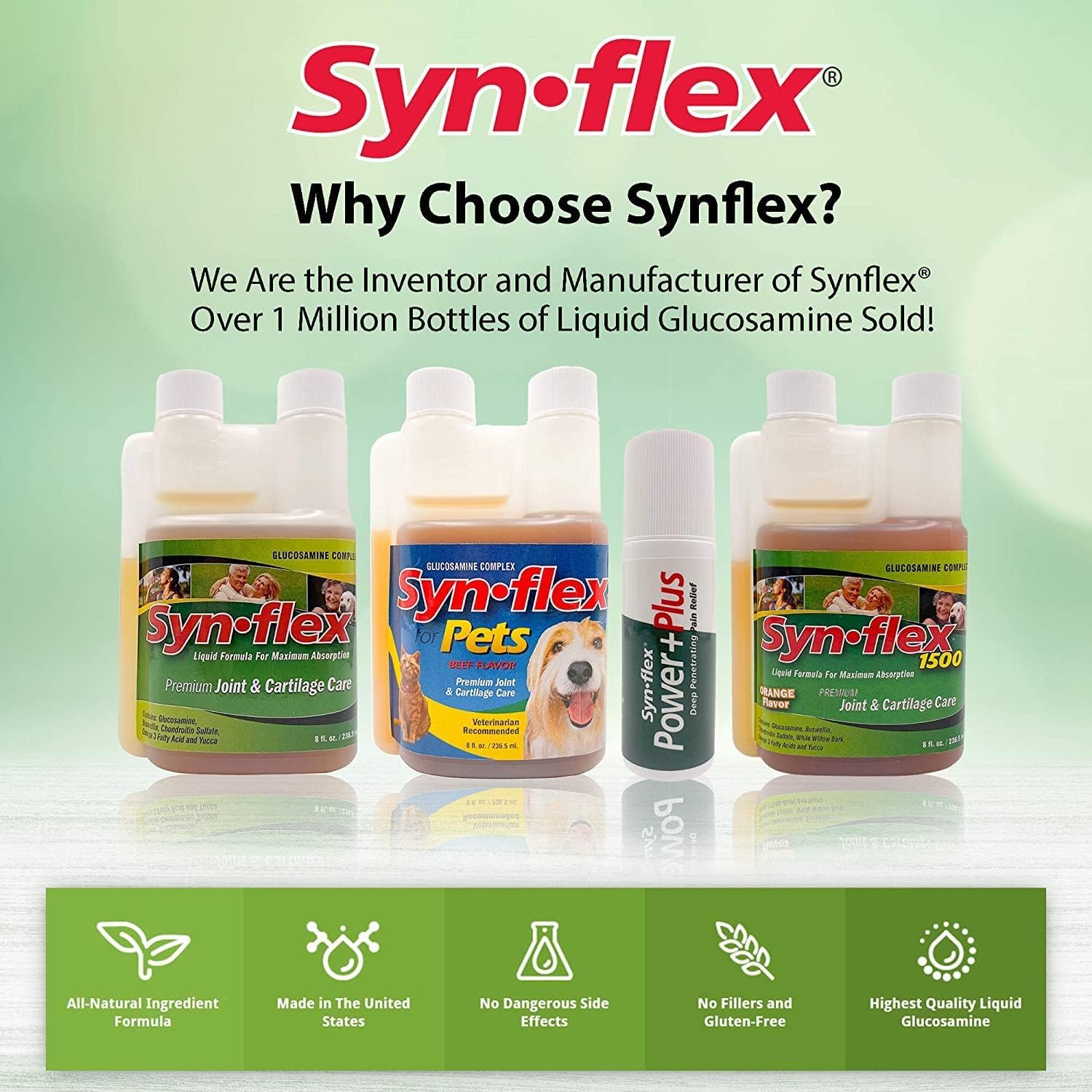 Synflex promotes pet joint mobility during play or daily activity