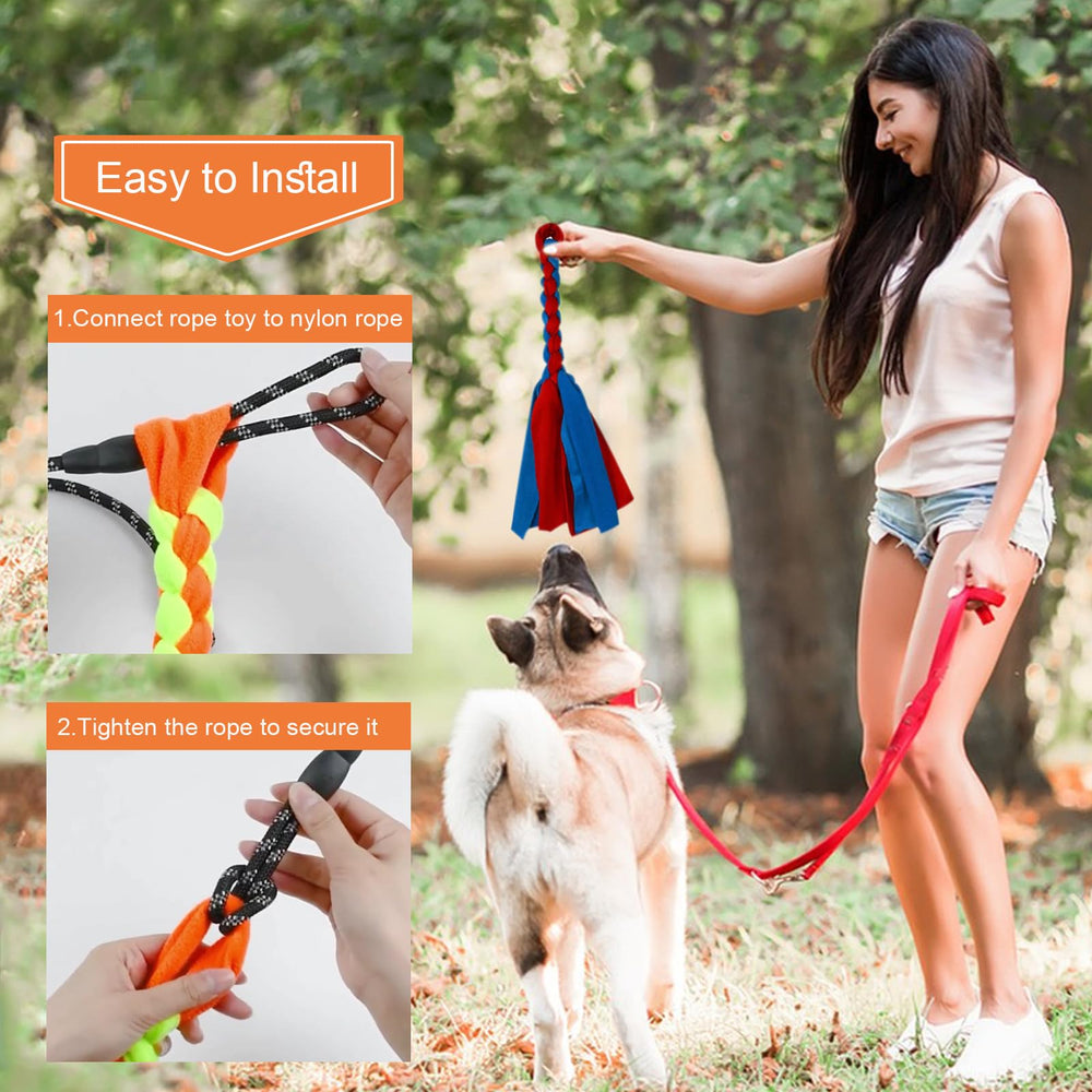 SYOOY Flirt Pole two-section design for easy storage and travel.