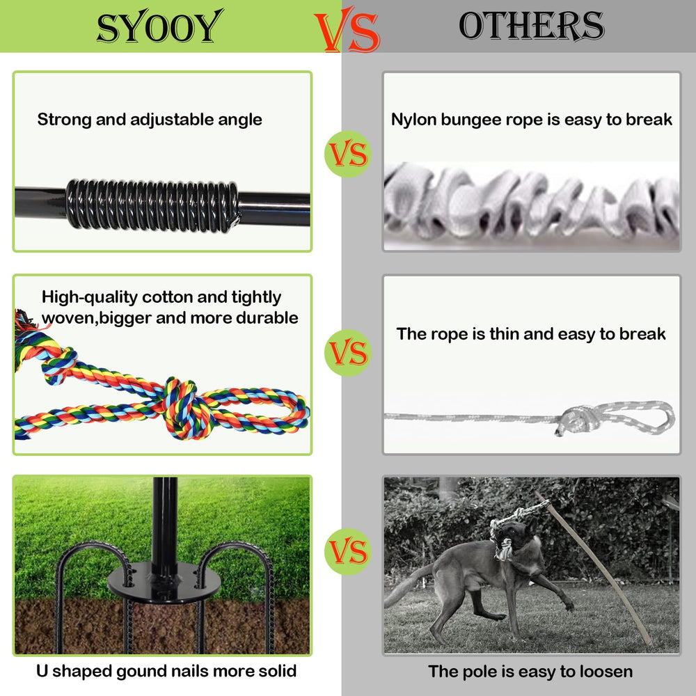 SYOOY stable-u-shaped-base keeps the toy steady during lively sessions