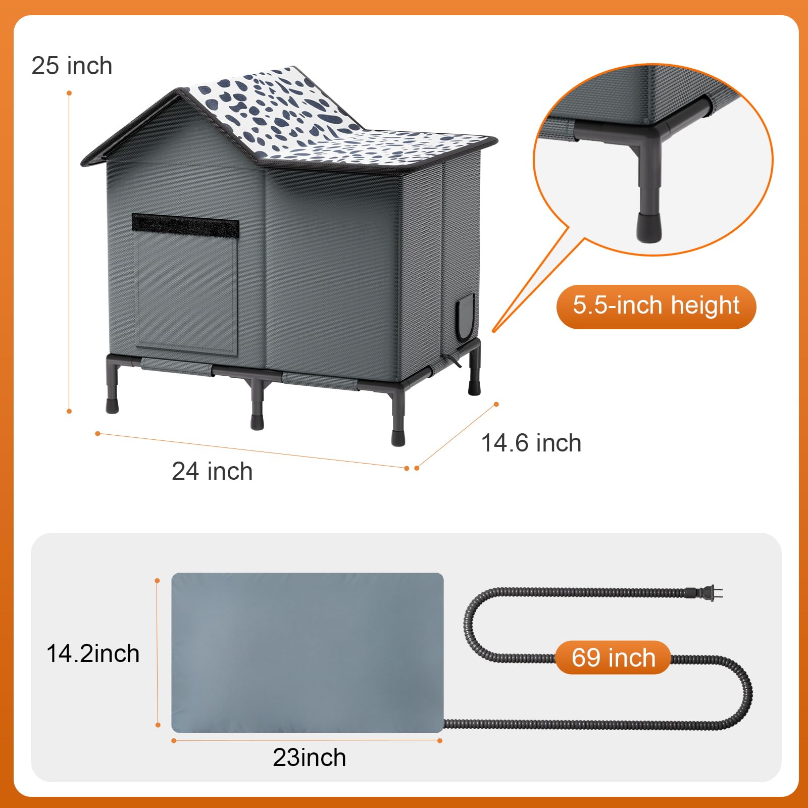 SYREMERS weatherproof outdoor shelter showcases durability in harsh conditions.