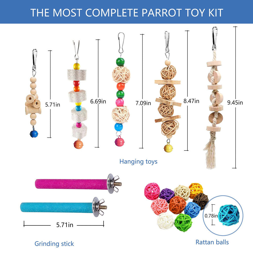 Sysmashing bird toys beak grinding stone image supports safe grooming.