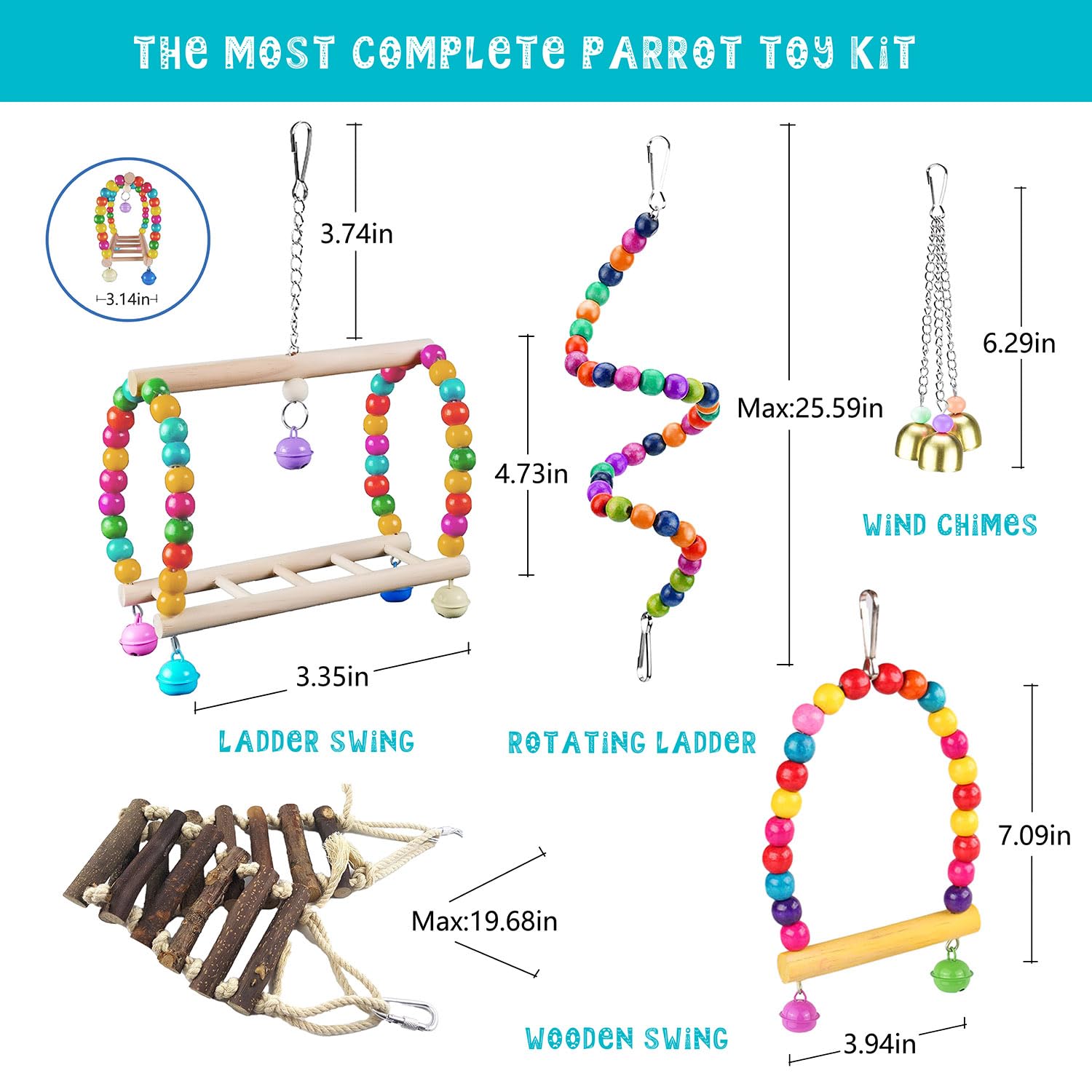 Sysmashing hanging toy variety offers multi sensory play for climbing, chewing, and exploration