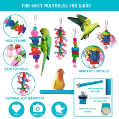 Sysmashing wind chimes add soothing sounds and visual interest during cage time
