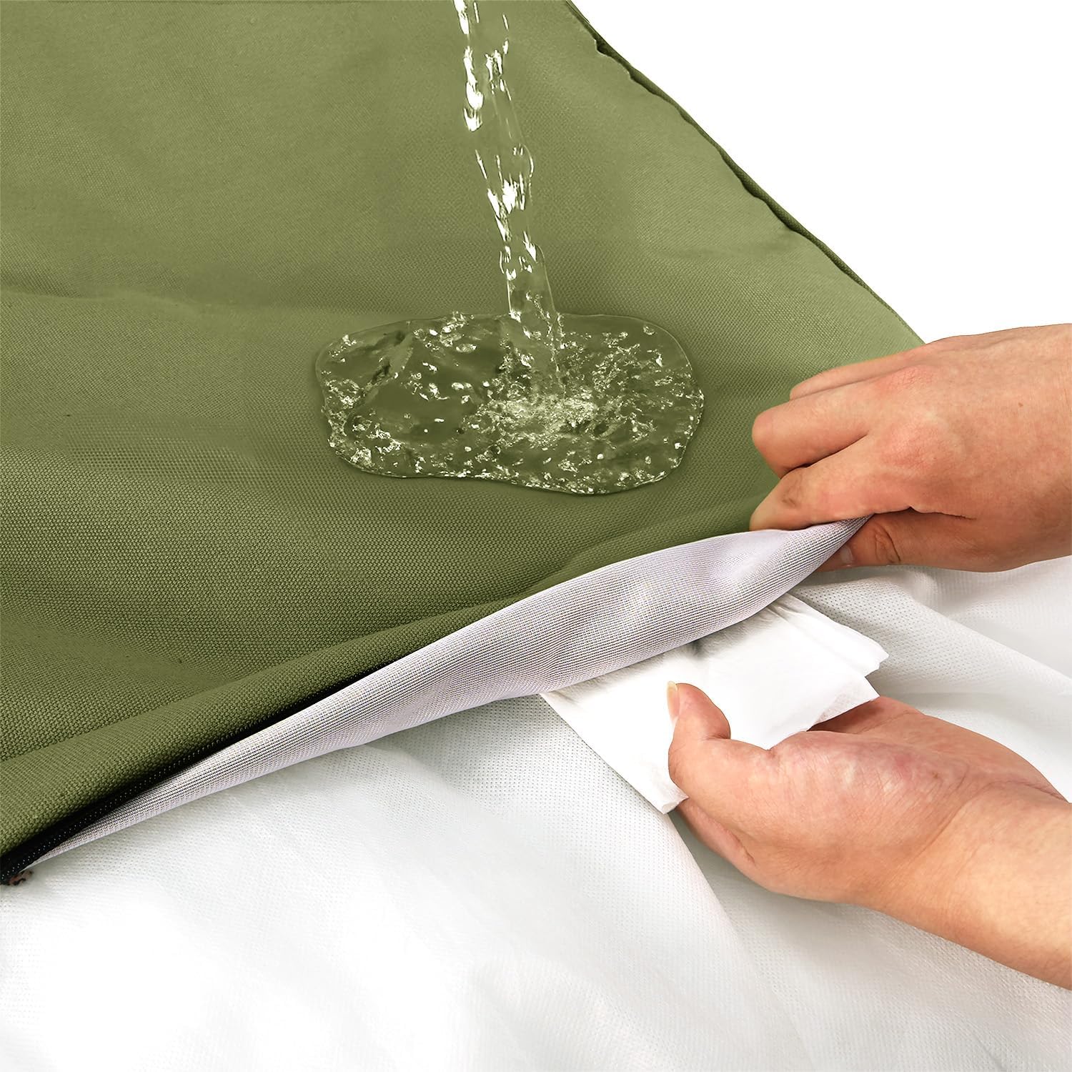 Sytopia 30in canvas outdoor dog bed waterproof cover keeps moisture out