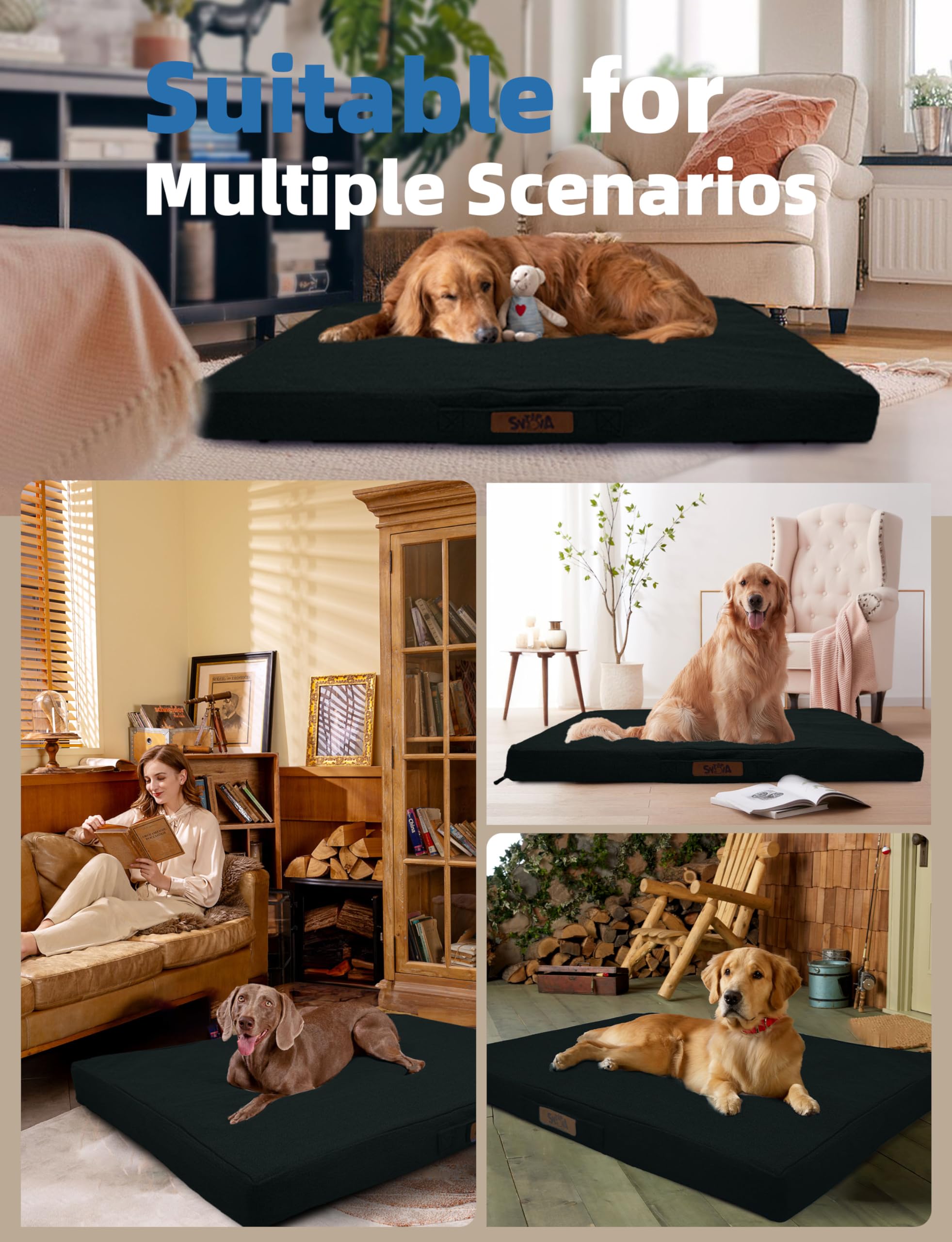 Sytopia 42XL size-xl illustration highlights up to 90 lb capacity for extra-large dogs