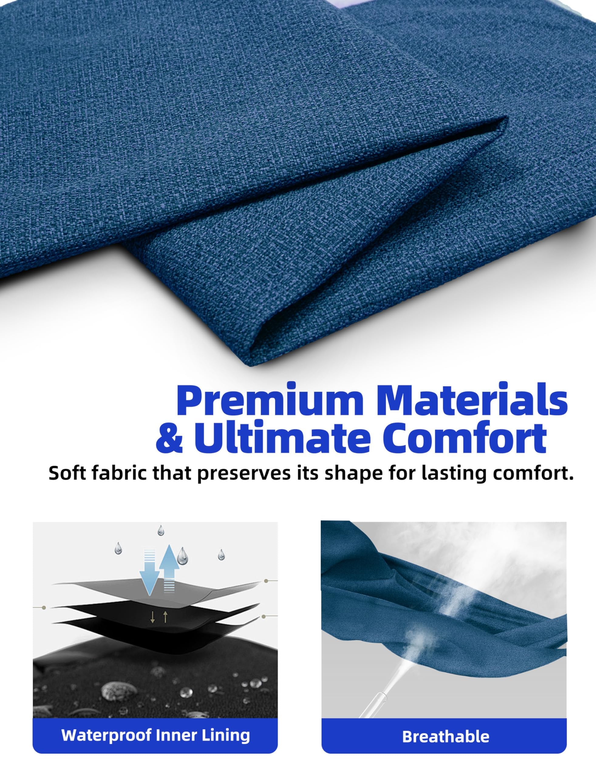 Sytopia 50-inch chew-proof bed machine-washable-cover enables easy cleanup