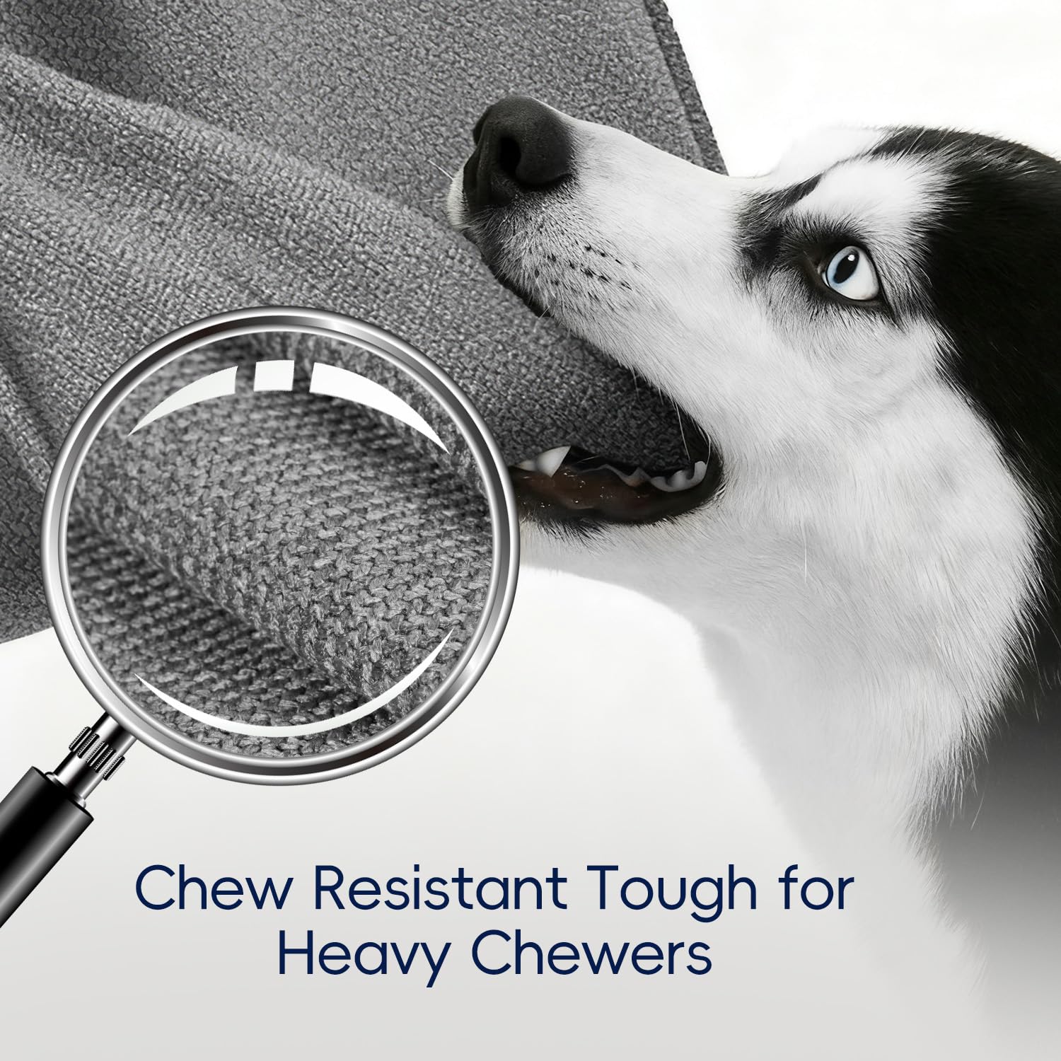 Sytopia chew-resistant removable cover simplifies cleaning and maintenance.
