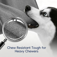 Sytopia chew-resistant removable cover simplifies cleaning and maintenance.