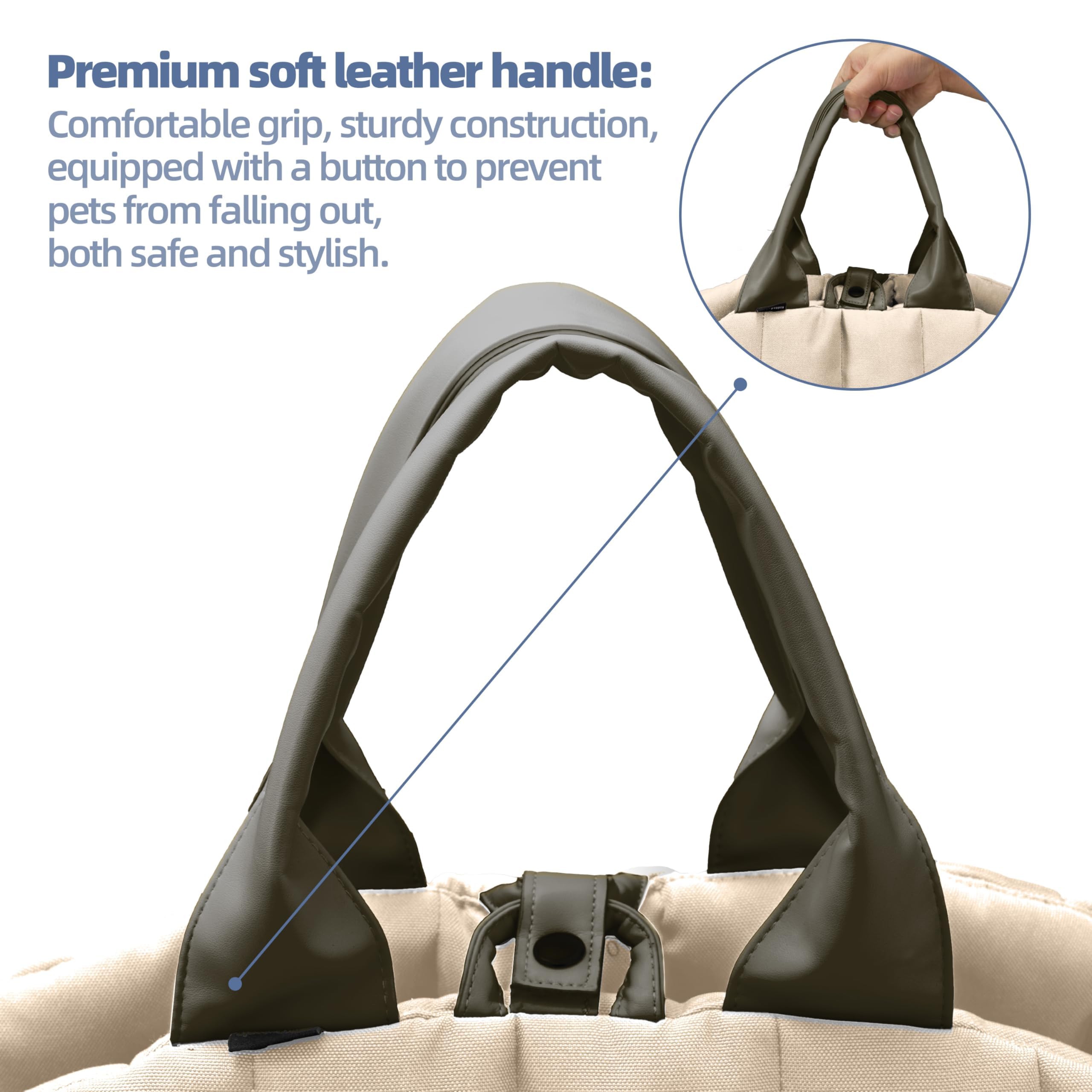 Sytopia dog bag carrier is washable and durable for everyday adventures.