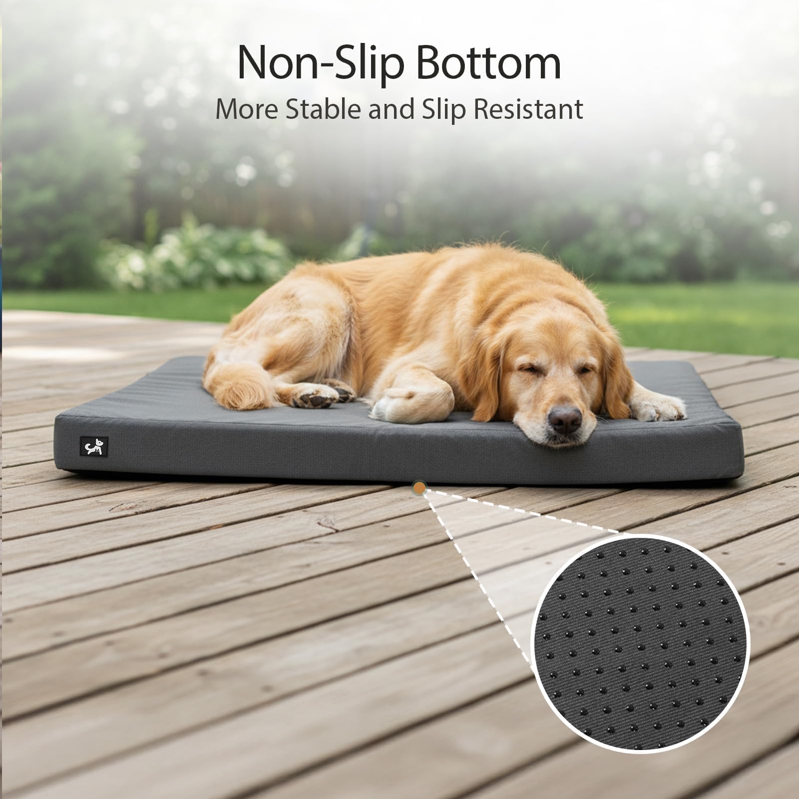 Sytopia crate-compatible dog bed fits most crates and kennels.