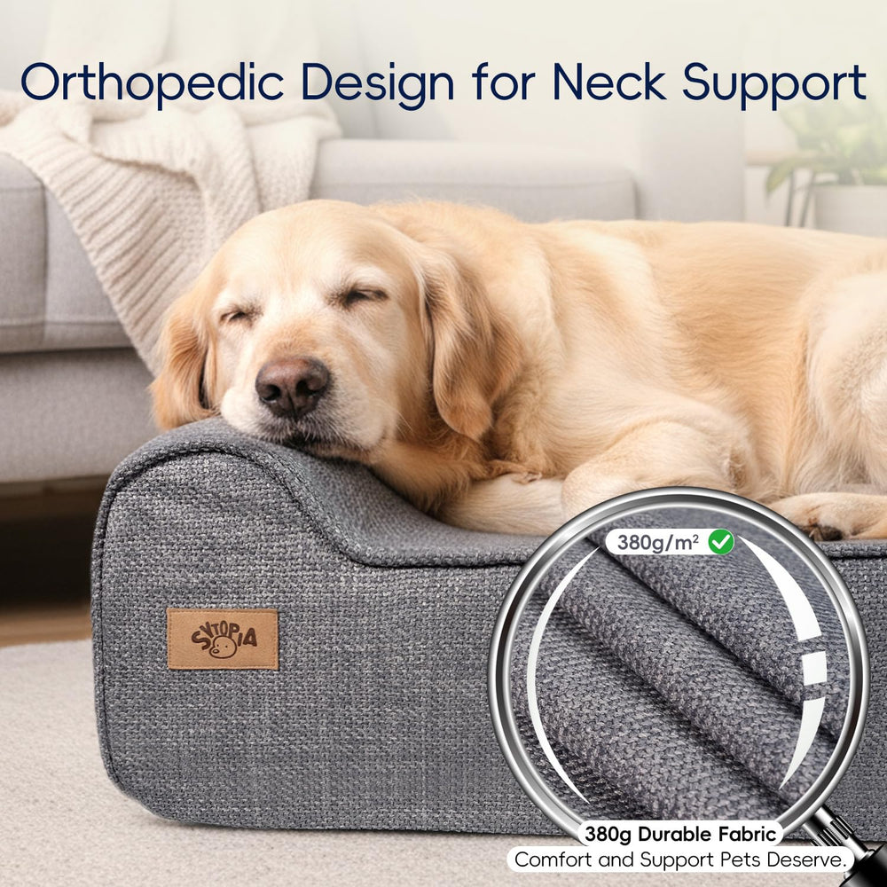 Sytopia dog bed waterproof liner protects the foam from spills and odors.
