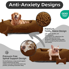 Sytopia donut bed shows a stable shape with a non-slip base for peaceful naps.