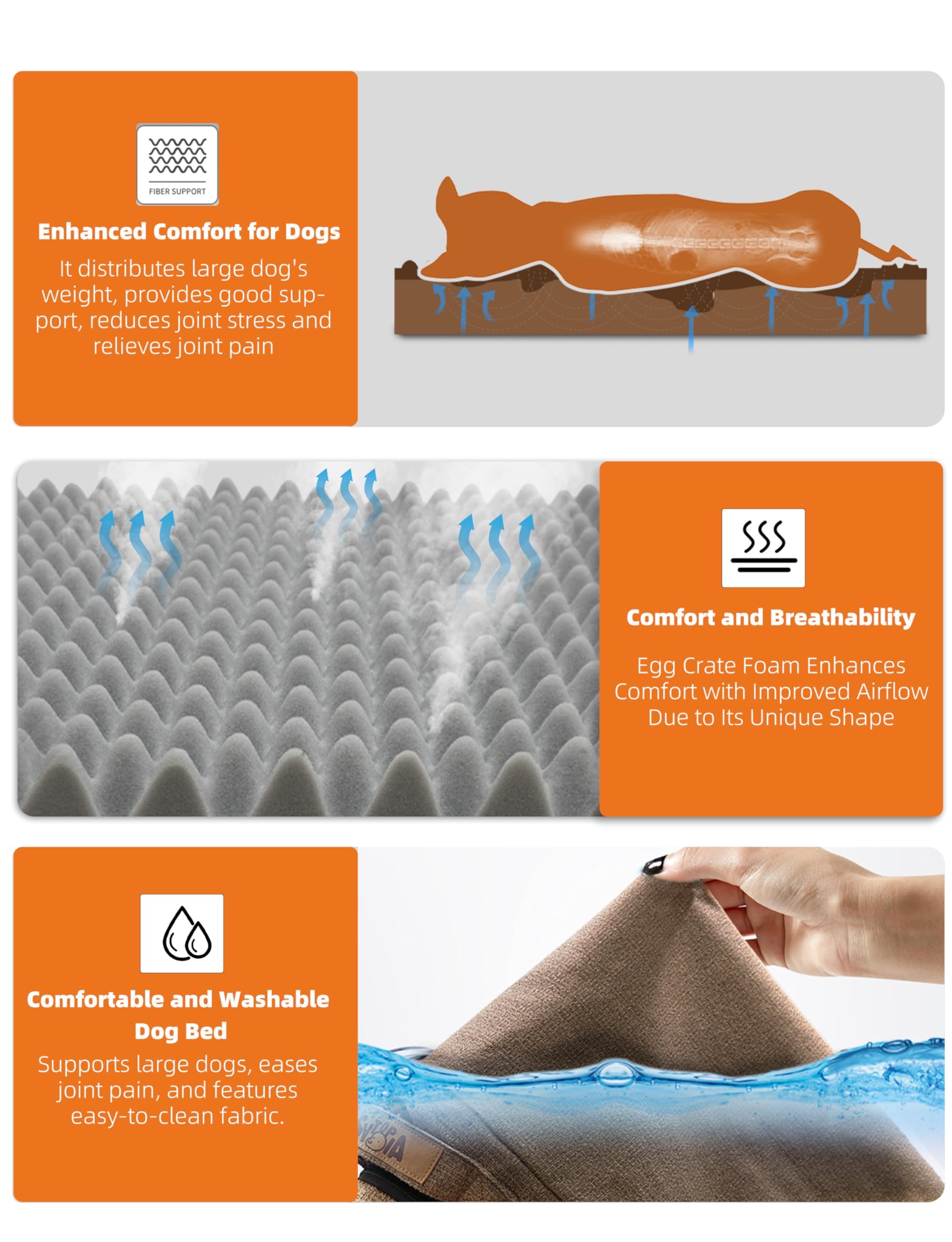 Sytopia durable plush fabric offers long-lasting comfort for daily use.