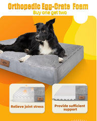 Sytopia Indestructible Dog Bed 42-inch crate layout highlights space for large dogs