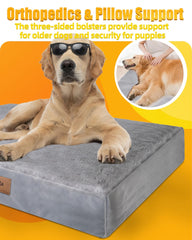 Sytopia Indestructible Dog Bed removable cover zipper detail for easy cleaning