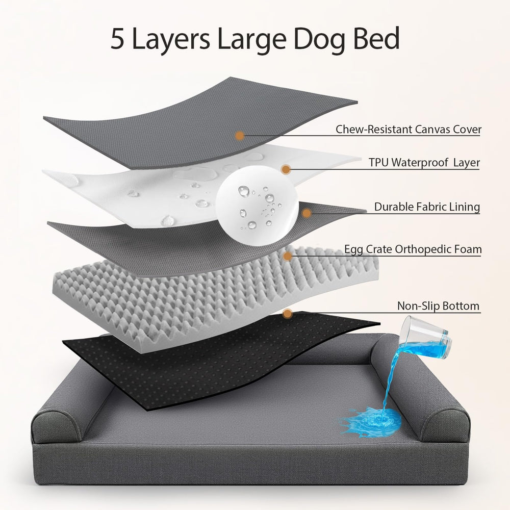 Sytopia OEKO-TEX fabric ensures a safe, pet-friendly sleep space.