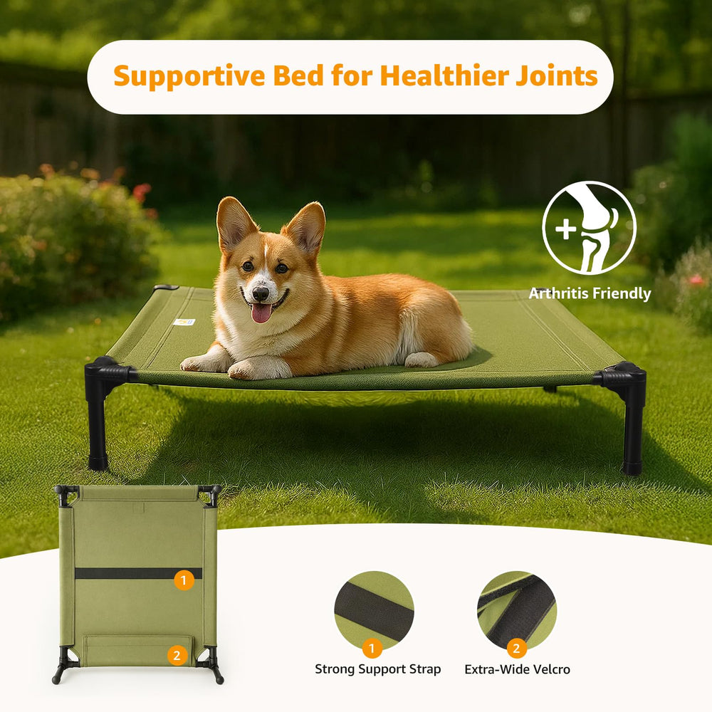 Sytopia removable cover in green illustrates fast drying and stain resistance