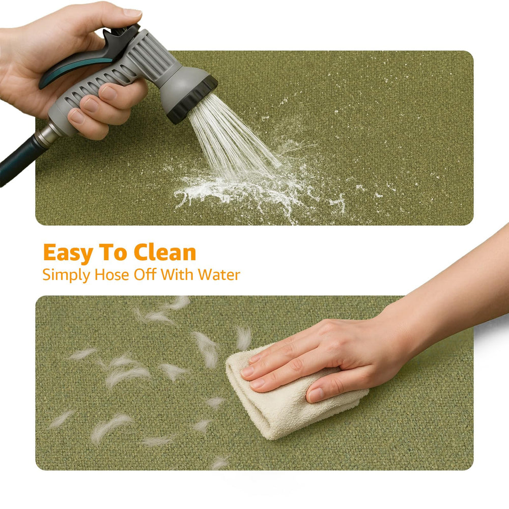 Sytopia waterproof cover closeup, easy cleaning after outdoor play