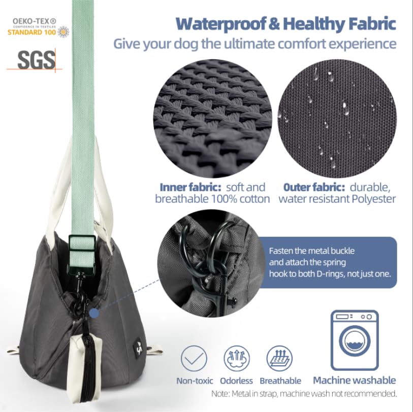 Sytopia pet carrier pouch detachable convenient accessories for organization