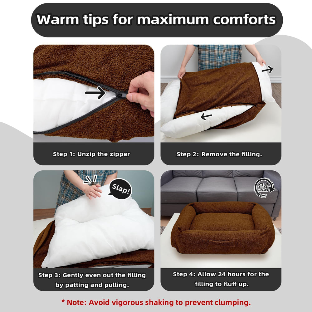 Sytopia plush teddy fleece interior adds warmth and snug lounging spaces.