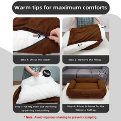 Sytopia plush teddy fleece interior adds warmth and snug lounging spaces.