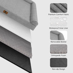 Sytopia premium 380g fabric cover close-up resists pilling and fading.