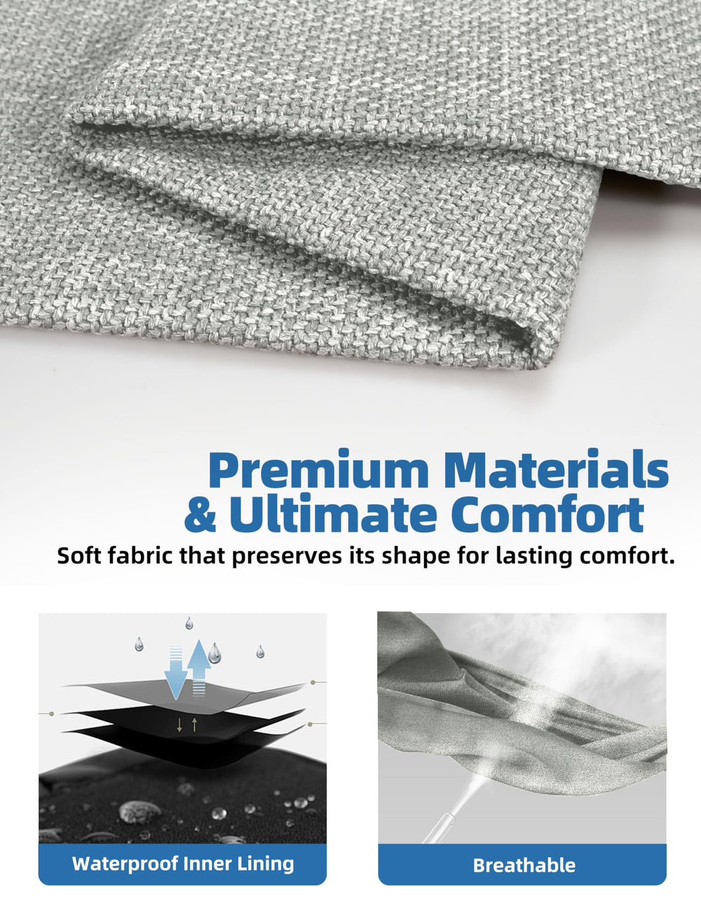Sytopia removable machine-washable cover simplifies cleanup after messes