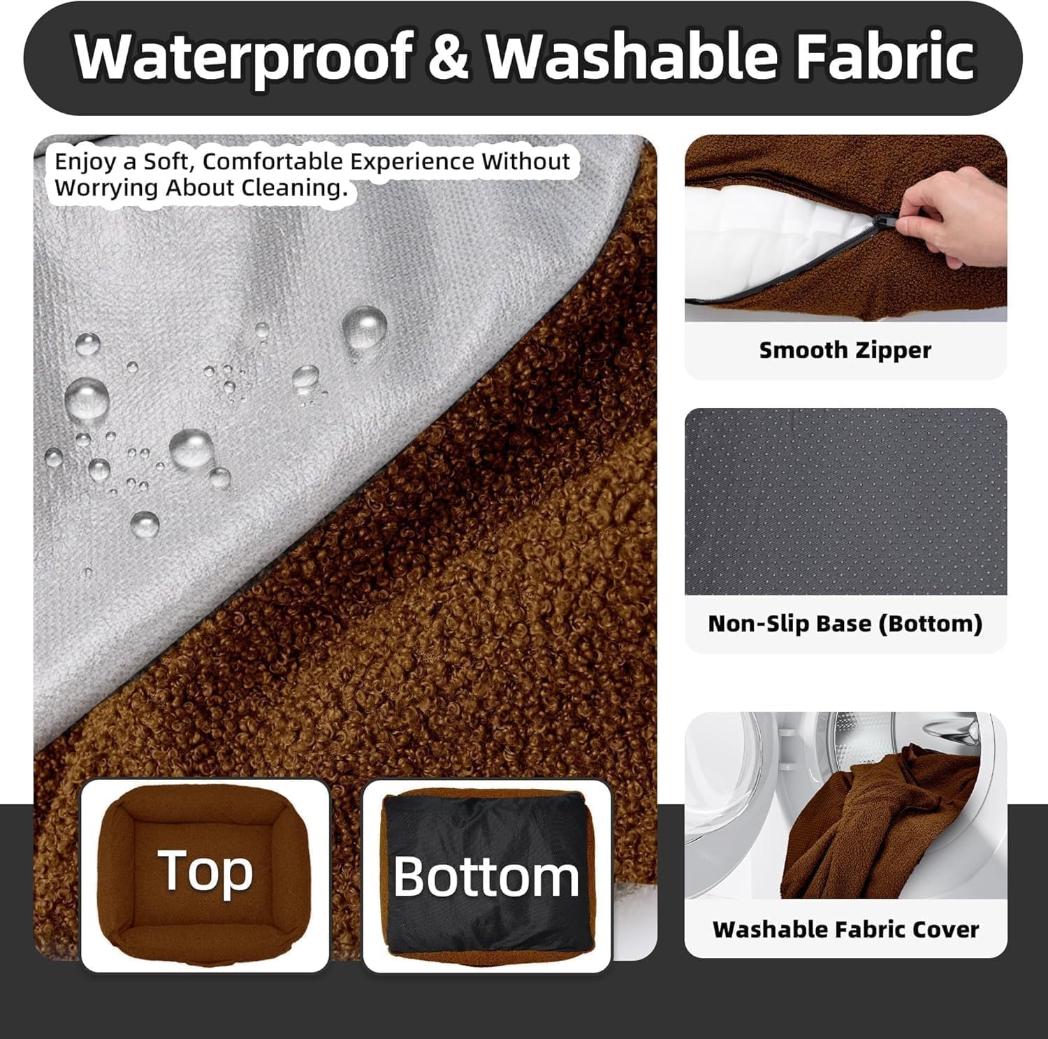 Sytopia removable washable cover enables quick cleanups after playtime.